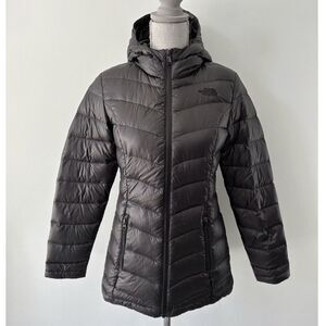 The North Face Aconcagua Hooded Parka Women's XS Black 550 Down Puffer Jacket